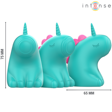 Stimolatore Unicorno Verde con Vibrazioni Regolabili e Sicuro